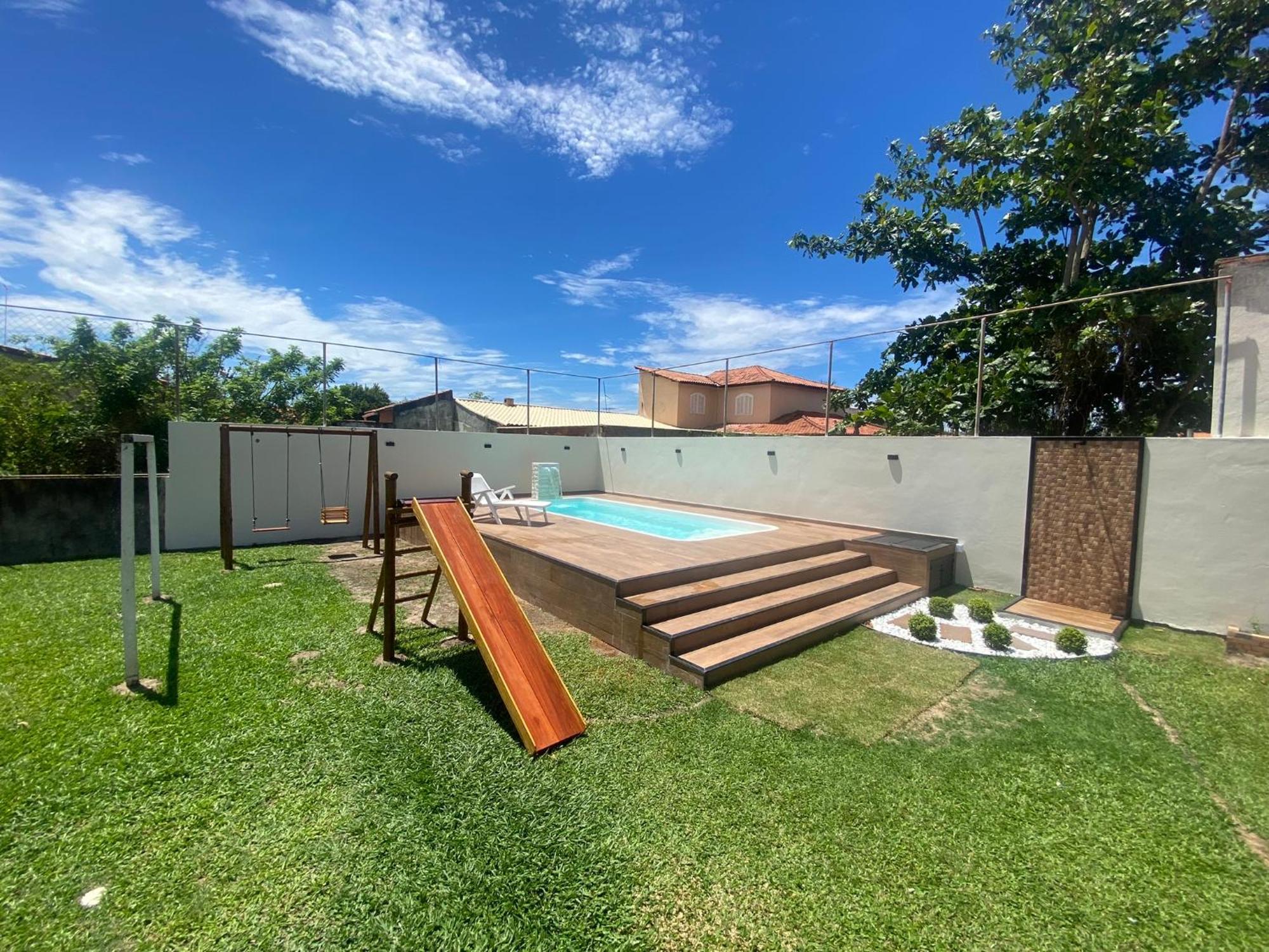 Casa Bem Espacosa Com Piscina, Campo De Futebol E Area Gourmet A Um Quarteirao Da Lagoa De Praia Seca Араруама Экстерьер фото